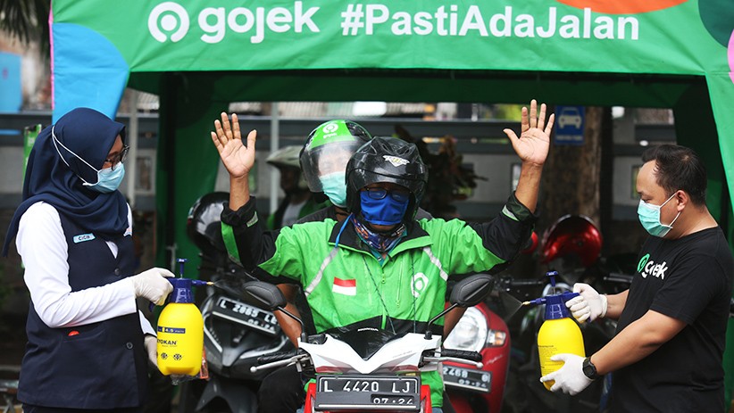 Gojek Surabaya Ikut Perangi Pandemi COVID-19 - Bagian 1