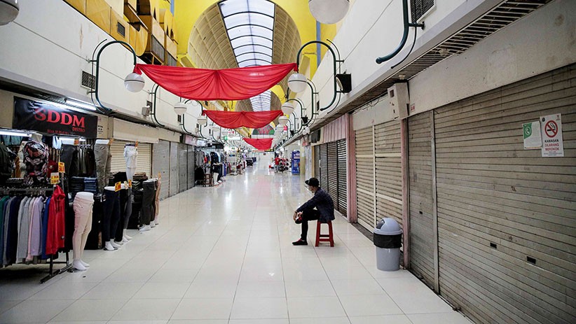 Penampakan Blok M Plaza Sepi Pengunjung karena COVID-19 - Bagian 1