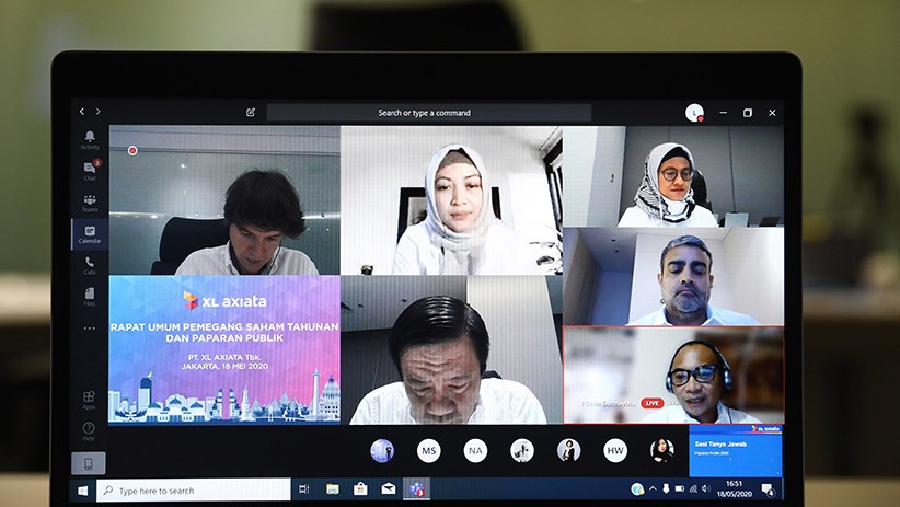 XL Axiata Gelar RUPST 2020 dengan Metode Physical Distancing - Bagian 3