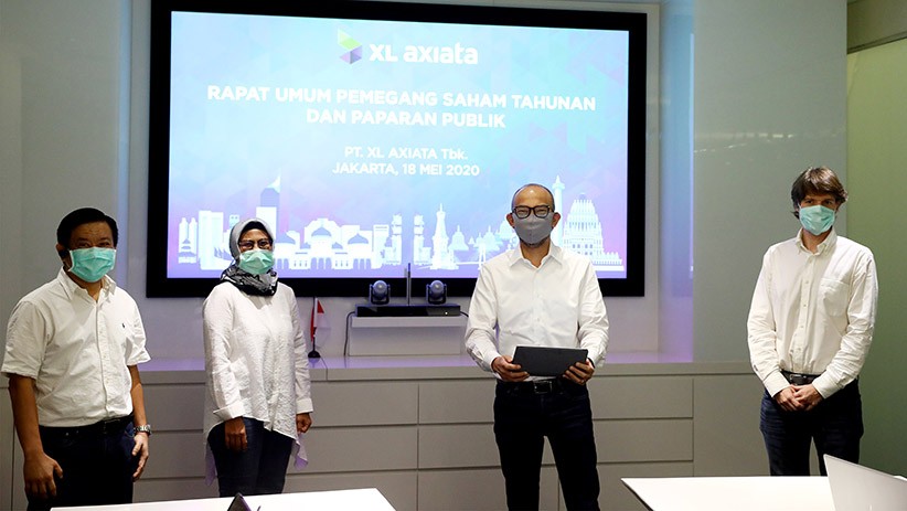 XL Axiata Gelar RUPST 2020 dengan Metode Physical Distancing - Bagian 2