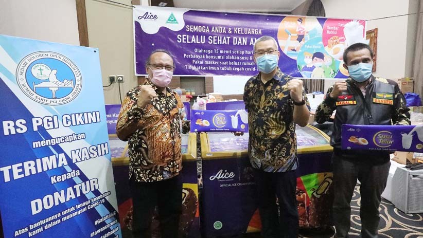 Aice Group dan GP Anshor Salurkan Bantuan ke Rumah Sakit Rujukan Covid-19 - Bagian 1