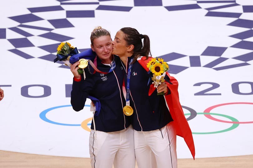  Kalahkan ROC, Tim Bola Tangan Wanita Prancis Bawa Pulang Medali Emas Olimpiade Tokyo 2020 - Bagian 5