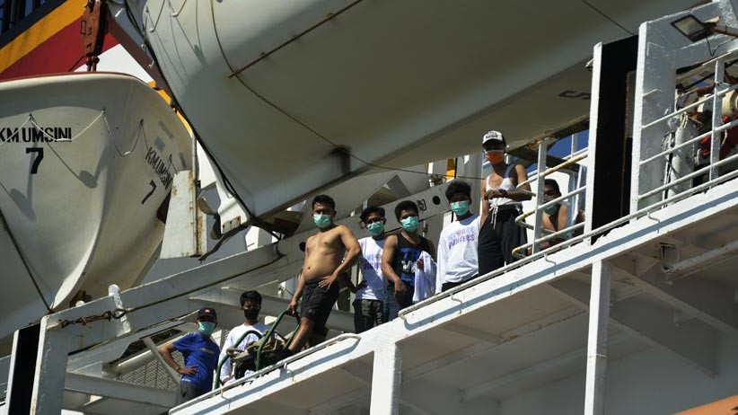  84 Pasien COVID-19 Tanpa Gejala Isolasi Apung di KM Umsini - Bagian 3