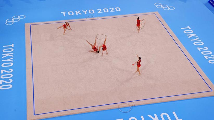  Potret Keindahan Gerak dan Warna-warni Busana dalam Senam Ritmik Olimpiade Tokyo 2020  - Bagian 3