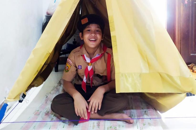 SDIT Izzati Depok Gelar Perkemahan Virtual Hari Pramuka - Bagian 1