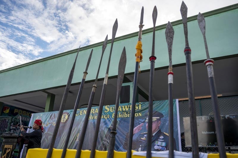Ratusan Senjata Tradisional dan Pusaka Dipamerkan di Palu - Bagian 3