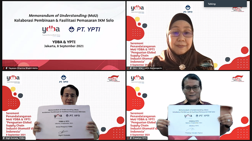 YDBA dan YPTI Kolaborasi Memperkuat Rantai Pasokan Industri Otomotif Indonesia - Bagian 1