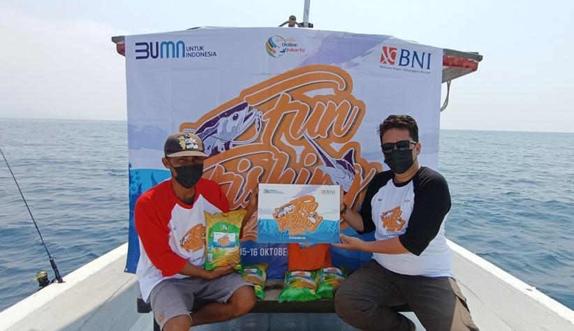 BNI Gelar Fun Fishing 2021 di Perairan Selat Sunda - Bagian 2