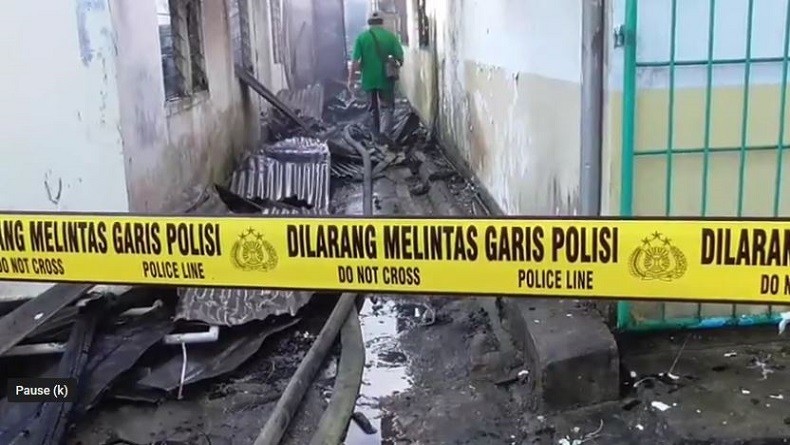 Kantor Camat Gunungsitoli dan Gudang PPK Diduga Disengaja Dibakar OTK